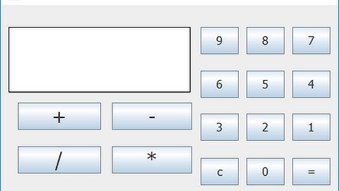 Calculator Program in Java Using Swing/AWT Source Code Eclipse  - Intact Abode
