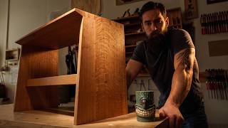 Making a simple dovetailed bench.