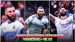 Karim Benzema Scenepack - Best 4k Clips + Dark CC High Quality For Editing🤙💥 #part2