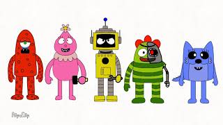 Yo gabba gabba movie design but in the pilot version