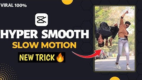 Hyper Smooth Slow-motion video editing in iphone, Android  | hyper smooth slow-motion reel editing