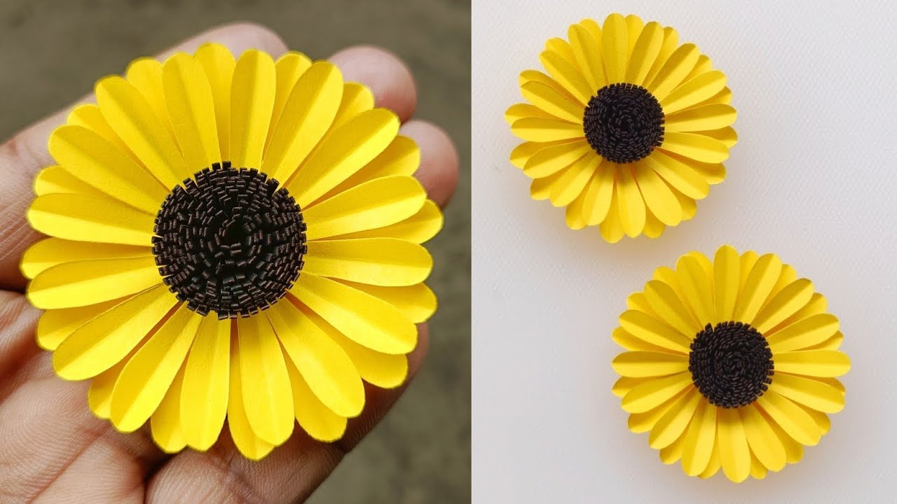 How To Make Paper Flower | Paper Flowers | Flower Making with Paper | Easy Paper Flower Craft