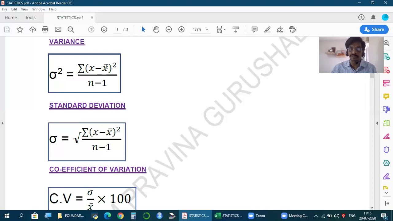 STATISTICS FOR FINANCE - YouTube