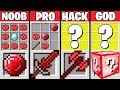 Minecraft Battle : RUBY CRAFTING CHALLENGE - NOOB vs PRO vs HACKER vs GOD / Animation