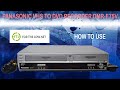 How to record vhs to dvd a using panasonic dvd vcr combo 2in1 player recorder dmre75v