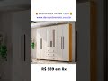 Guarda-roupa Casal com Espelho 6 Portas Araplac Malu