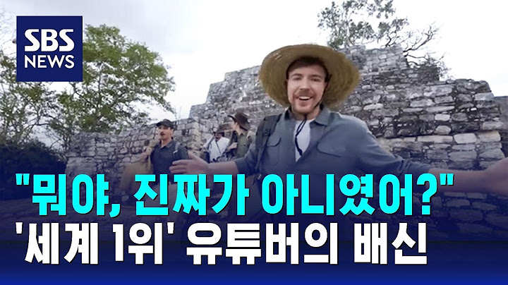 "뭐야, 진짜가 아니였어?"…'구독자 세계 1위' 유투버의 배신 / SBS / 오클릭