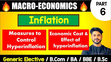 Measures to control Hyperinflation & its economic cost | Macroeconomics | GE, B.Com, BA, Bsc, DU,