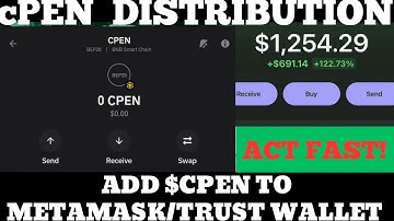 HOW TO ADD $CPEN TOKEN TO METAMASK,TRUSTWALLET & OKX WALLETS || HOW TO CHECK YOUR ALLOCATION #cpen