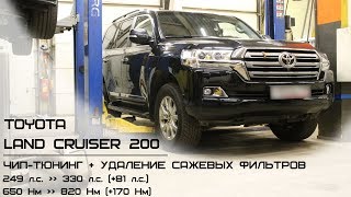 Чип-тюнинг Toyota Land Cruiser 200 4.5 Diesel до 330 л.с. и 820 Нм