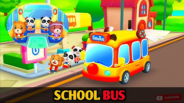 Diana and Roma teach School bus rules with friends