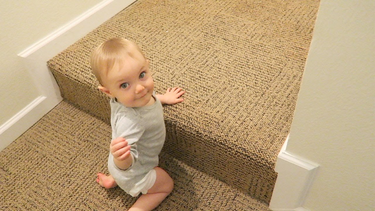 CRAZY STAIR CLIMBING BABY! YouTube