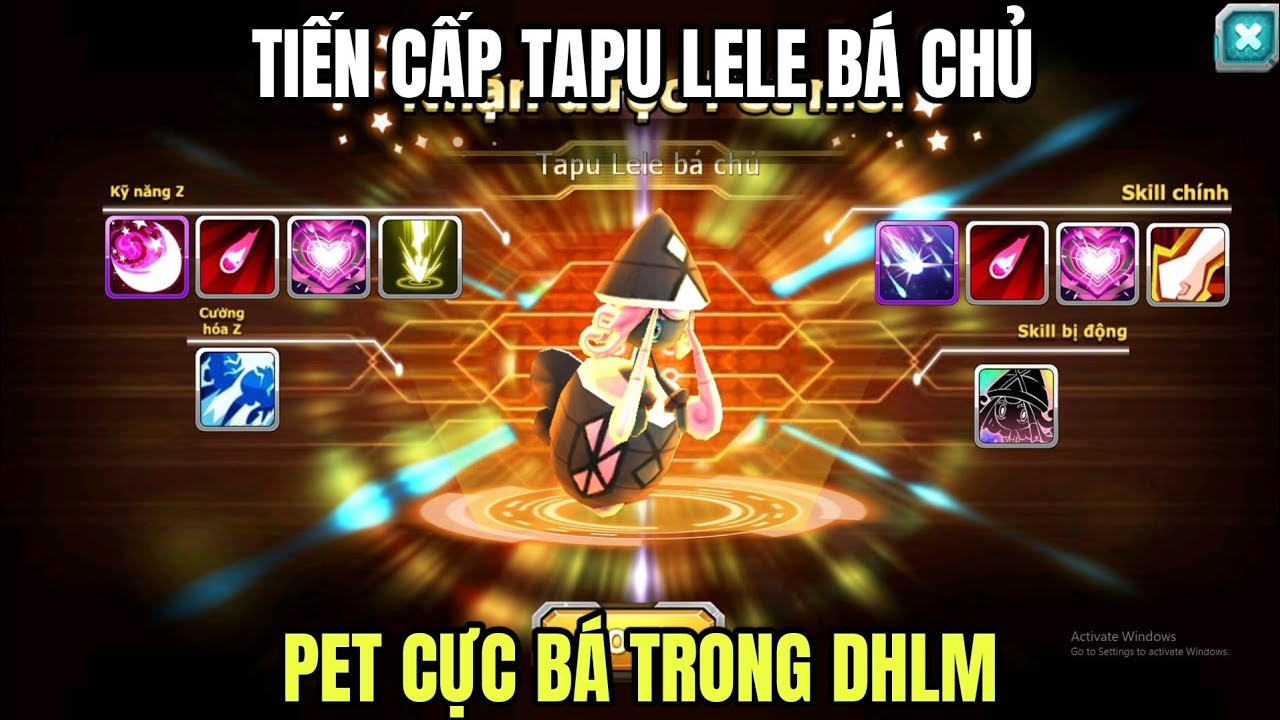 Poke đại chiến - Tiến cấp Tapu Lele Bá Chủ - Pet cực bá trong ĐHLM...