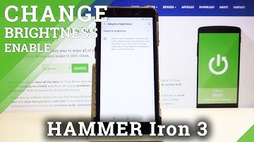 How to Activate Auto-Brightness in myPhone Hammer Iron 3 – Display Settings