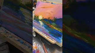 After the painting water soluble oil