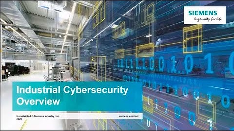 Securing OT and Machine Networks - Siemens