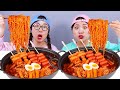 Mì cay Tteokbokki Kimbab Mukbang DONA