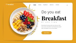 Celebrity Responsive Restaurant Website Design Using HTML & CSS Only Profile