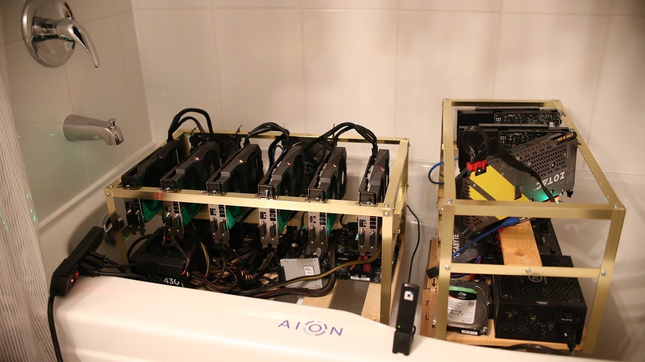 Bathtub Mining Rigs Update - YouTube