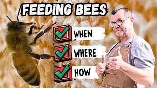 Feeding Bees When Where and How