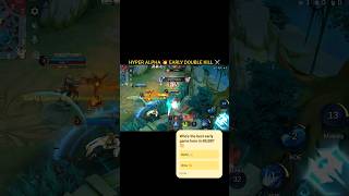 Early Game Domination 💥 | Hyper Alpha Double Kill | MLBB Shorts 🔥