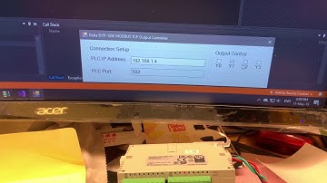 DELTA DVP-12SE MODBUS TCP CONTROL OUTPUT