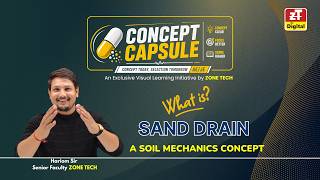 Concept Capsule Series || Sand Drain Explained || Soil Mechanics Visualized || ZONE TECH screenshot 1