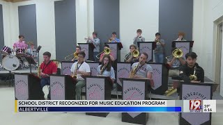Albertville City Schools Recognized For Music Program