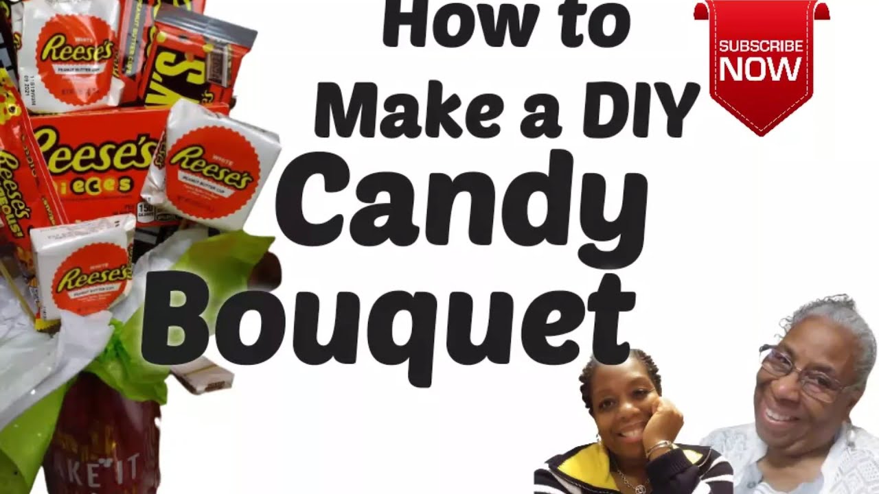 How to Make a DIY Candy Bouquet - YouTube