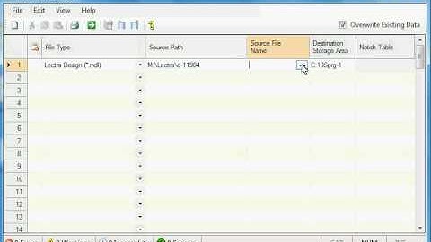 Gerber Technology AccuMark V8.3.1 - Data Conversion Utility Demo