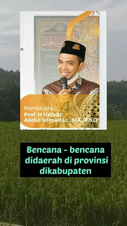 Ustad Abdul Somad Bencana Alam #istigfar #gempa #shorts