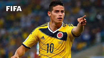 James Rodriguez goal vs Uruguay | ALL THE ANGLES | 2014 FIFA World Cup