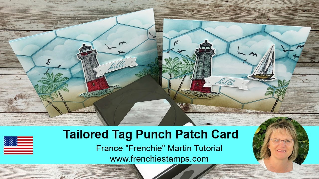 Tailored Tag Punch Patch Ocean Scenery