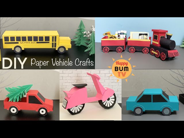 School Bus Craft For Kids - Made with HAPPY