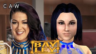 How to Create WWE Divas (PSP) Svr 2011| Bayley - Attire, Entrance, Signature and Finisher