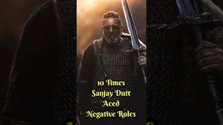 10 TimesSanjay Dutt Aced Negative Roles | Sanjay Dutt | shorts movie short kgf