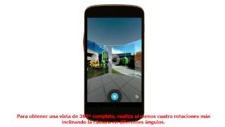 [Como crear un photo sphere]ENGLISH SUB SPANISH ESPAÑOL (How to create a photo sphere) screenshot 5