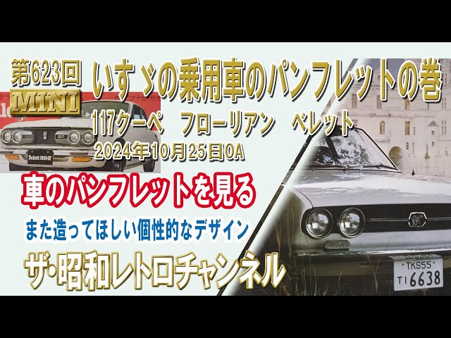 第623回 ［MINI］第4夜 いすゞの乗用車のパンフレットの巻 117クーペ
