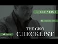 The ciso checklist
