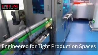 Fully Automatic Can Lid Feeding System | Custom Compact Design for Limited Production Space