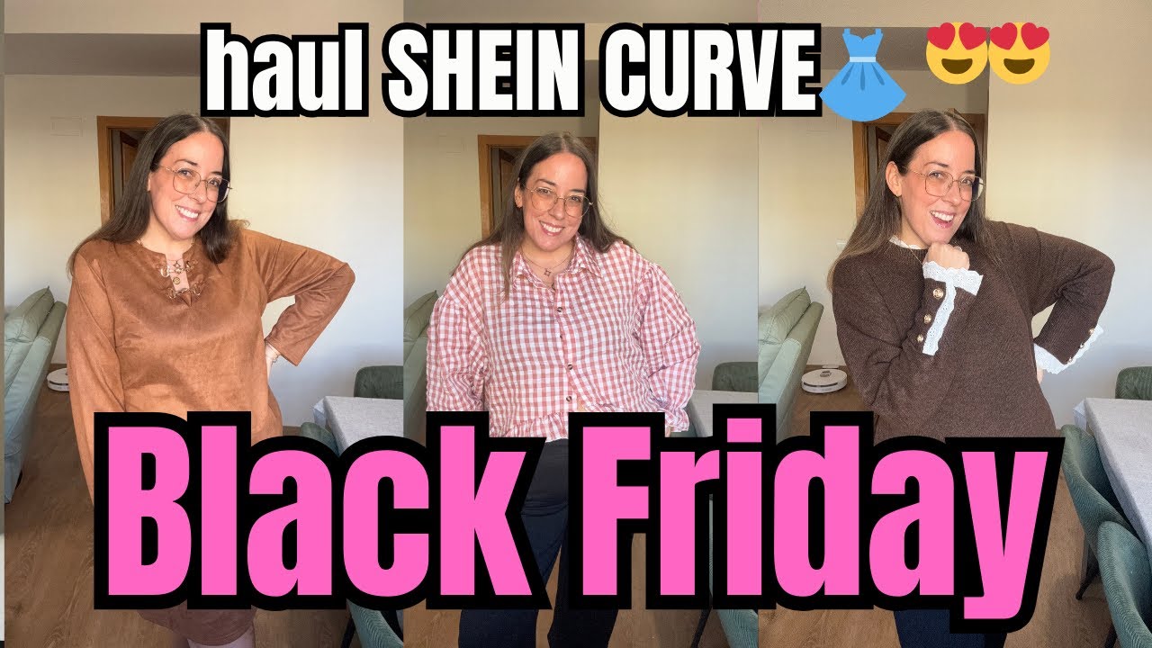 Lo Mejor de SHEIN Black Friday 2025 ✨ Haul Curvy + Try ON