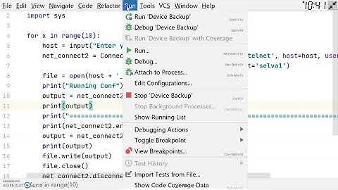 Device Backup using Netmiko
