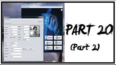 Employee Payroll Management System Using Java Netbeans-Part 20-Automatically Add Username & Password