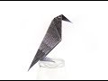 Halloween Origami Crow Easy Origami Raven Tutorial How To Make An Easy Origami Crow 