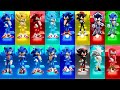 All characters megamix sonic the hedgehogshadow the hedgehogsilver the hedgehogknuckle