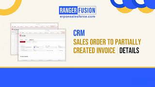 Sales Order to Partially Created Invoice