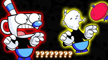 THE CUPHEAD SHOW! "Sucked In The Face" Sound Variations in 38 Seconds | Crazy Cups