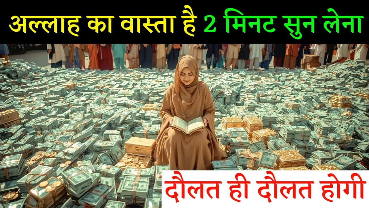 अल्लाह का वास्ता है 2 मिनट सुन लेना दौलत ही दौलत होगी | Dolat Ka Wazifa | Wazifa for Money