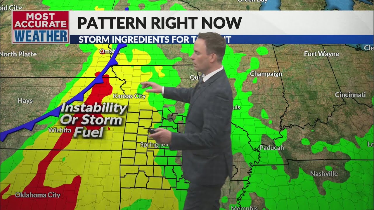 May comes in warm, humid and with near daily storm chances - YouTube