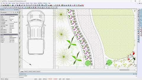 Managing selection settings in landscape CAD drawings